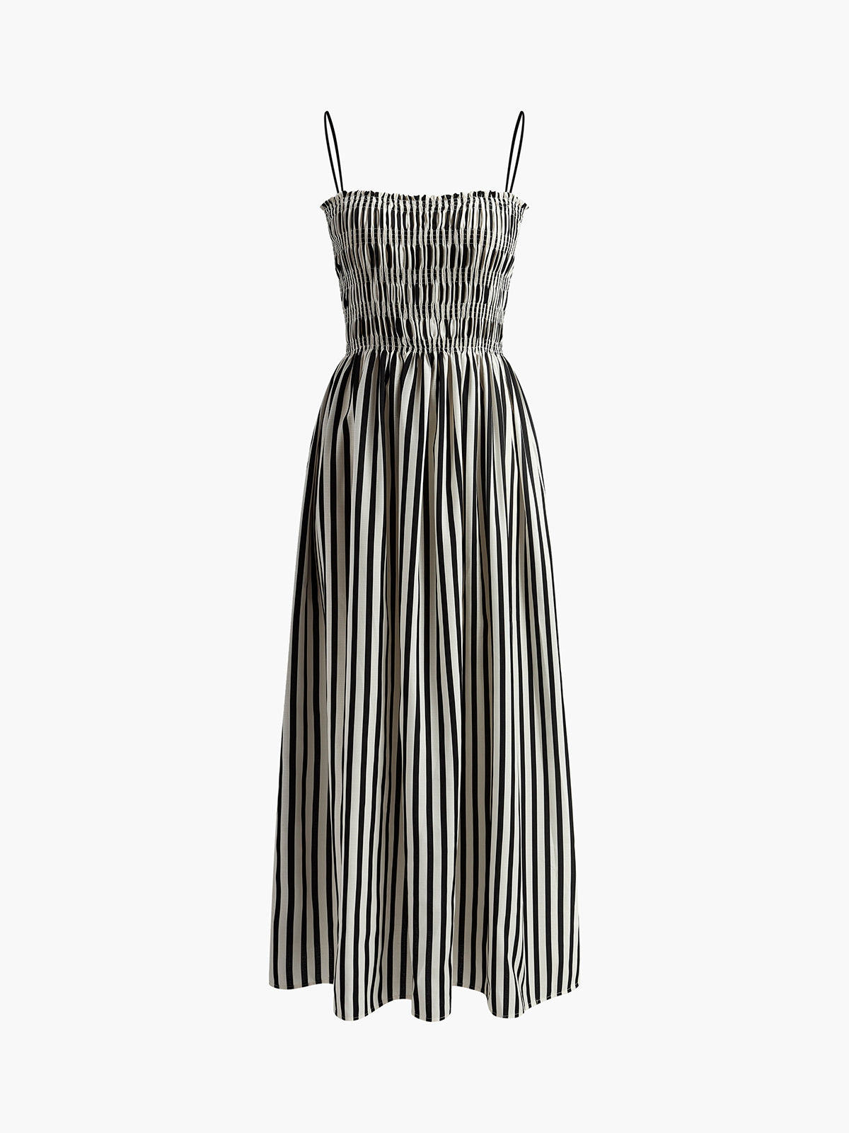 Amelia – Sleeveless Pinstripe Long Dress 6