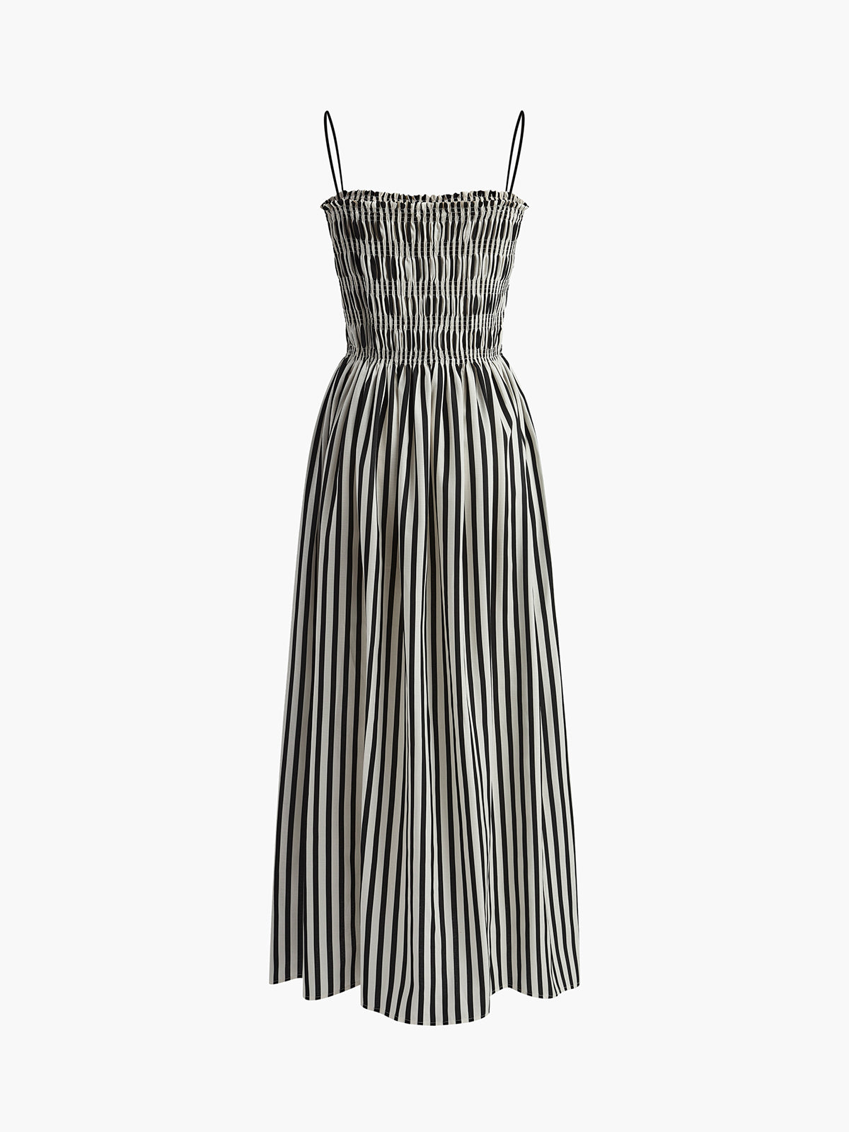 Amelia – Sleeveless Pinstripe Long Dress 7