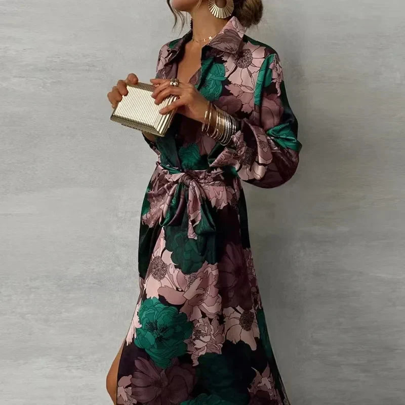 Amelie – Elegant Floral Maxi Dress for Women 0