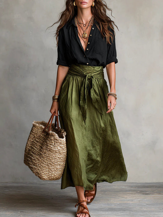 Amelie – Women Casual Skirt Two-Piece Set 0