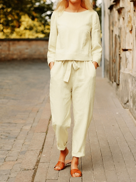 Andrea – 2-piece set cotton Ensemble for Women 0
