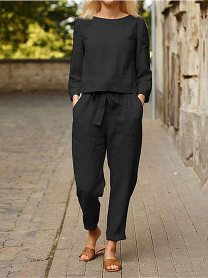 Andrea – 2-piece set cotton Ensemble for Women 2