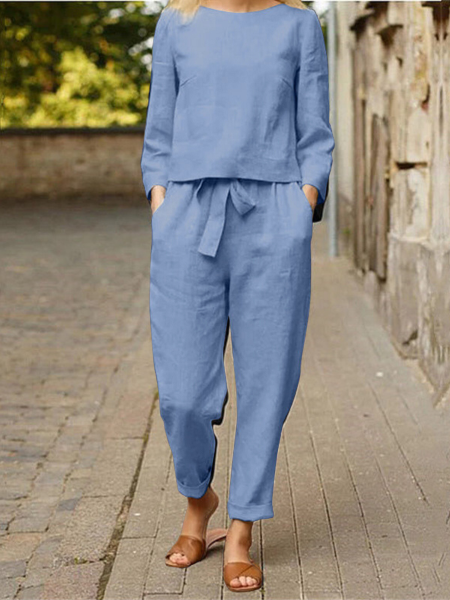 Andrea – 2-piece set cotton Ensemble for Women 3