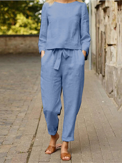 Andrea – 2-piece set cotton Ensemble for Women 3
