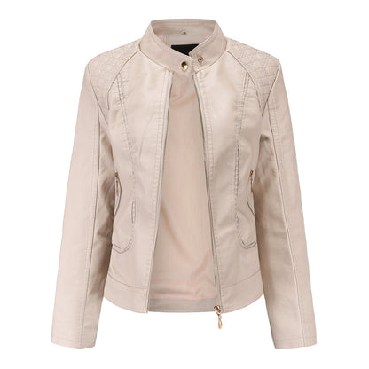 Women's Jacket | Zip Fastening & Stand Collar