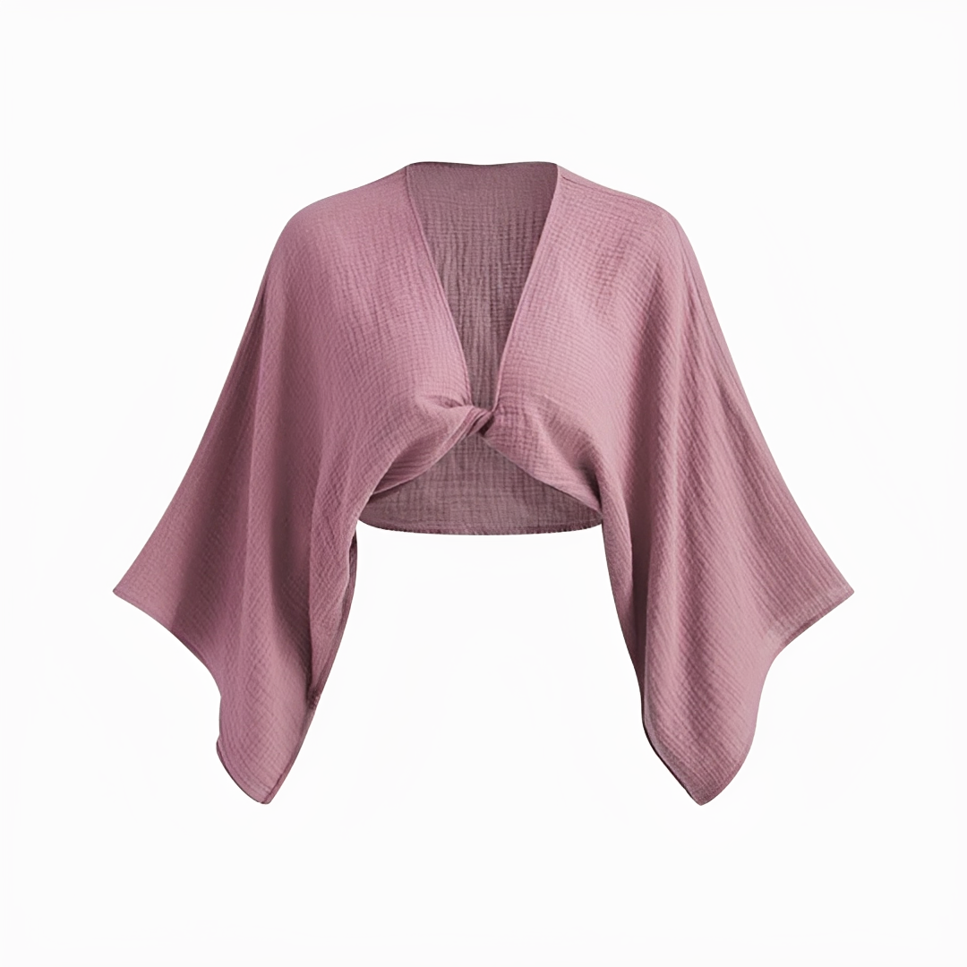 Arabella - Stylish Tie Front Blouse 2