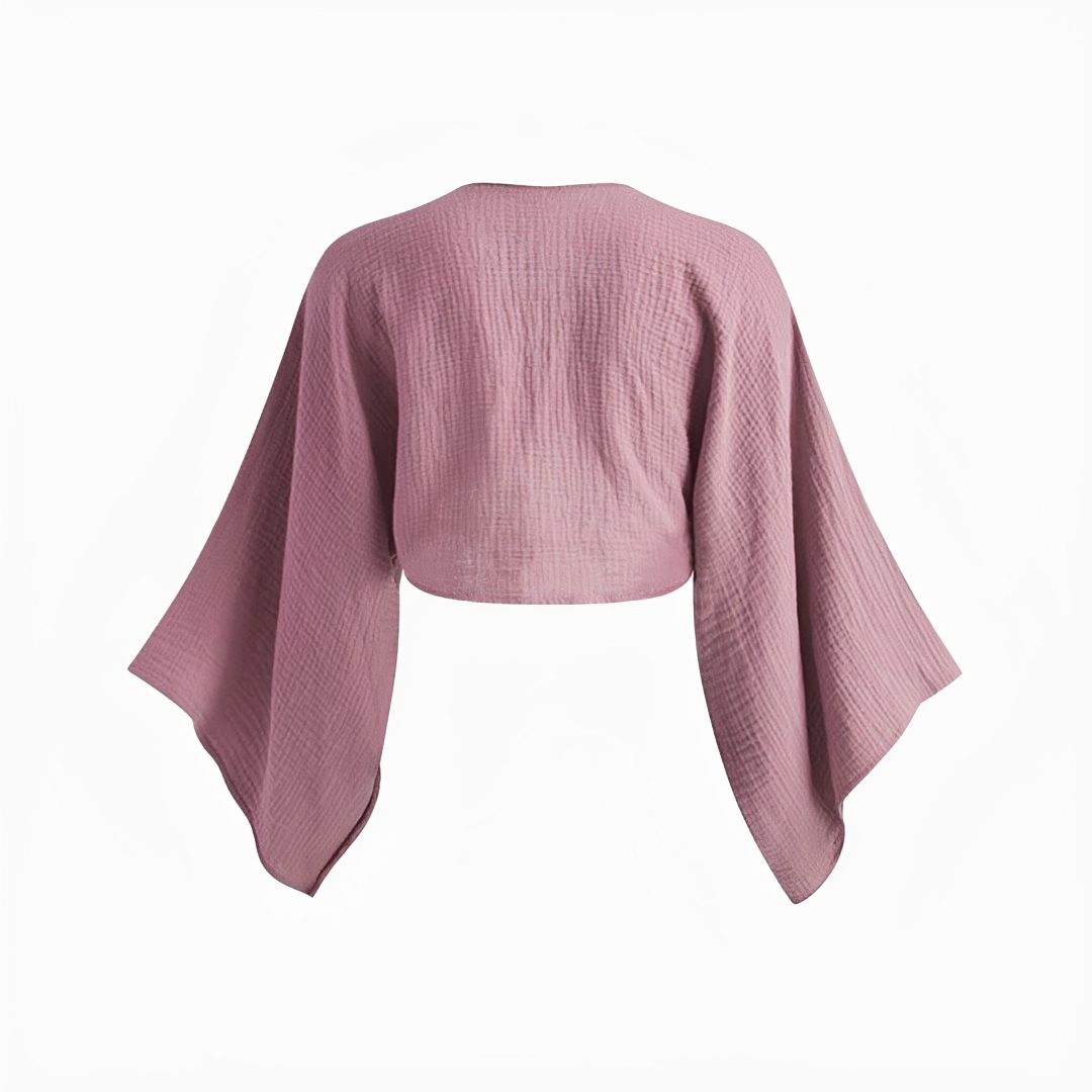 Arabella - Stylish Tie Front Blouse 3