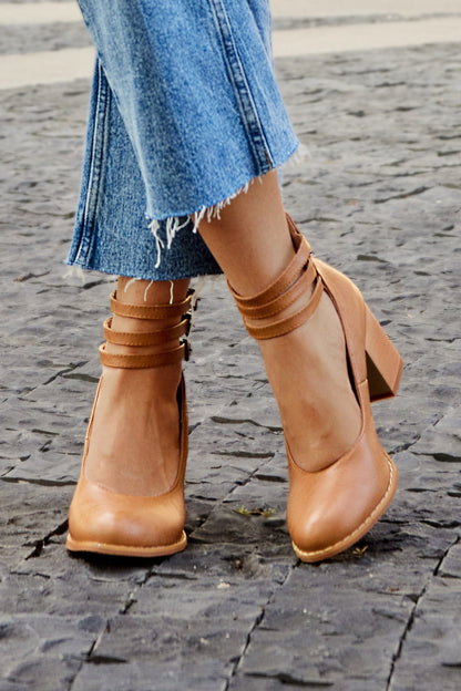Ariana |  Triple Buckle Heels 2