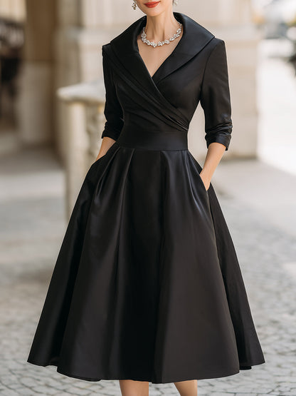Aurora | Vintage Midi Dress - Lumina 0