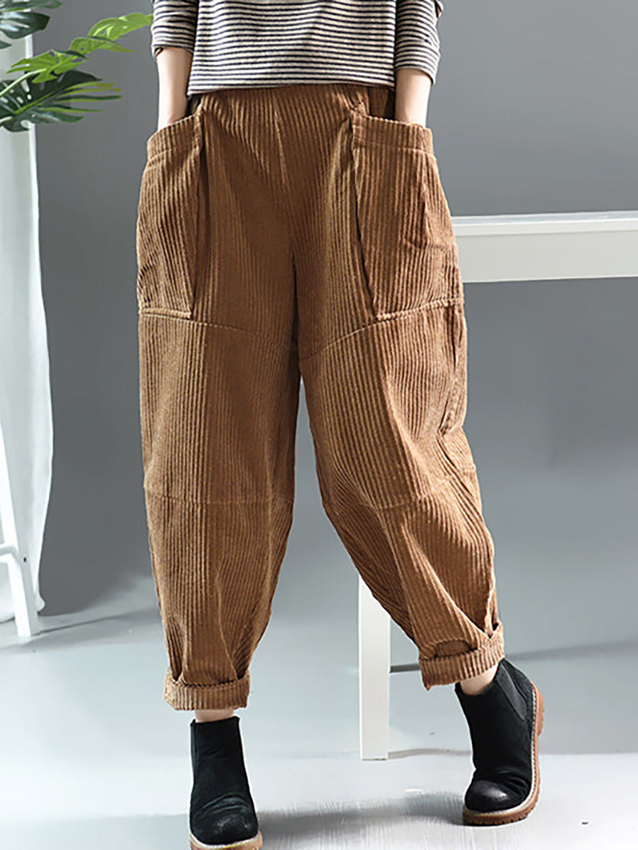 Women's Harem Pants | Elastic Waist & Retro Style 1