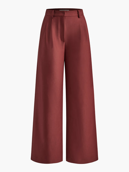 Long pants suitable for office and daily wear on a plain background.