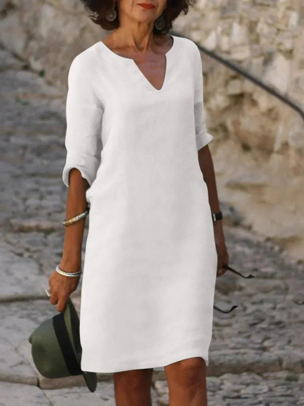 Beth™ - Relaxed V-Neck Dress 6
