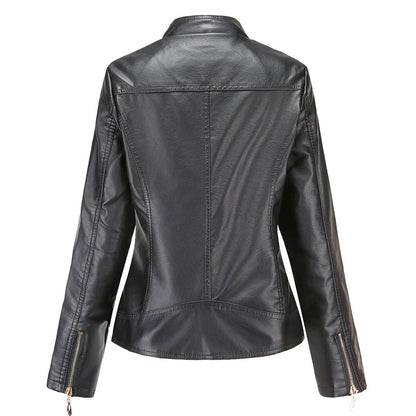 Women's Jacket | Zip Fastening & Stand Collar