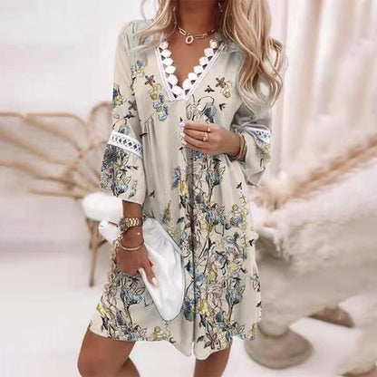Boho Summer Dress with Crochet Details 5