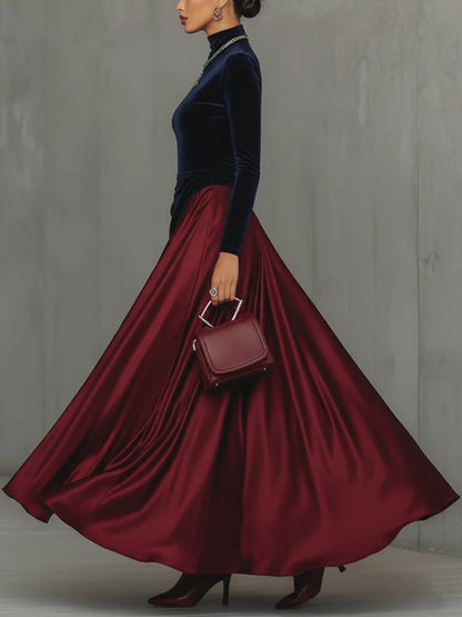 Brenna™ Elegant Suede Dress 1