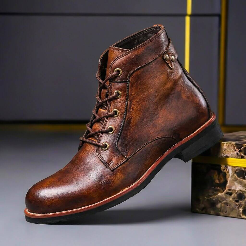 Brooks | Retro Leather Vintage Boots 0