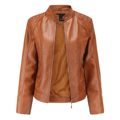 Women's Jacket | Zip Fastening & Stand Collar
