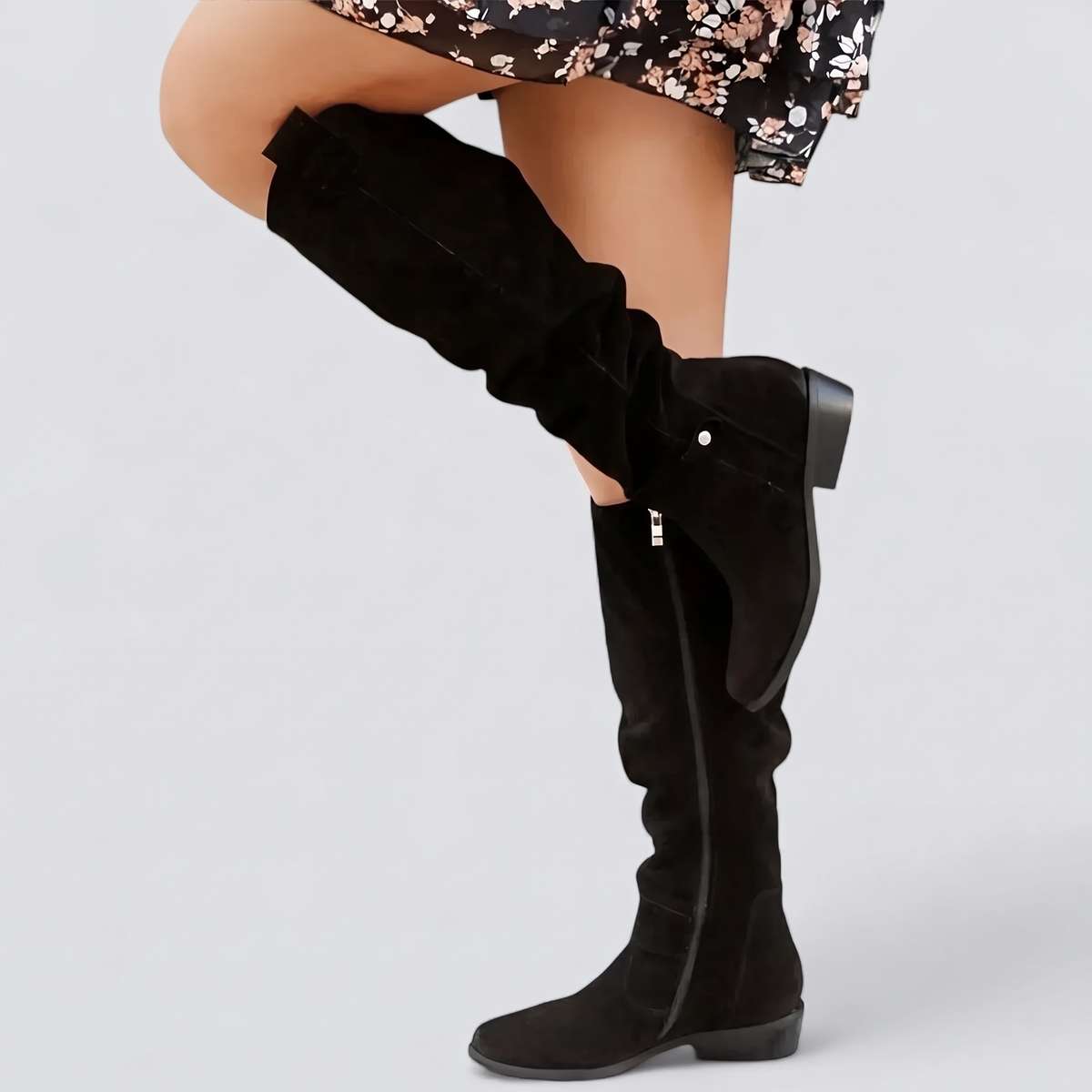 Women's Knee-High Slouch Boots | Comfortable All-Day Wear 1