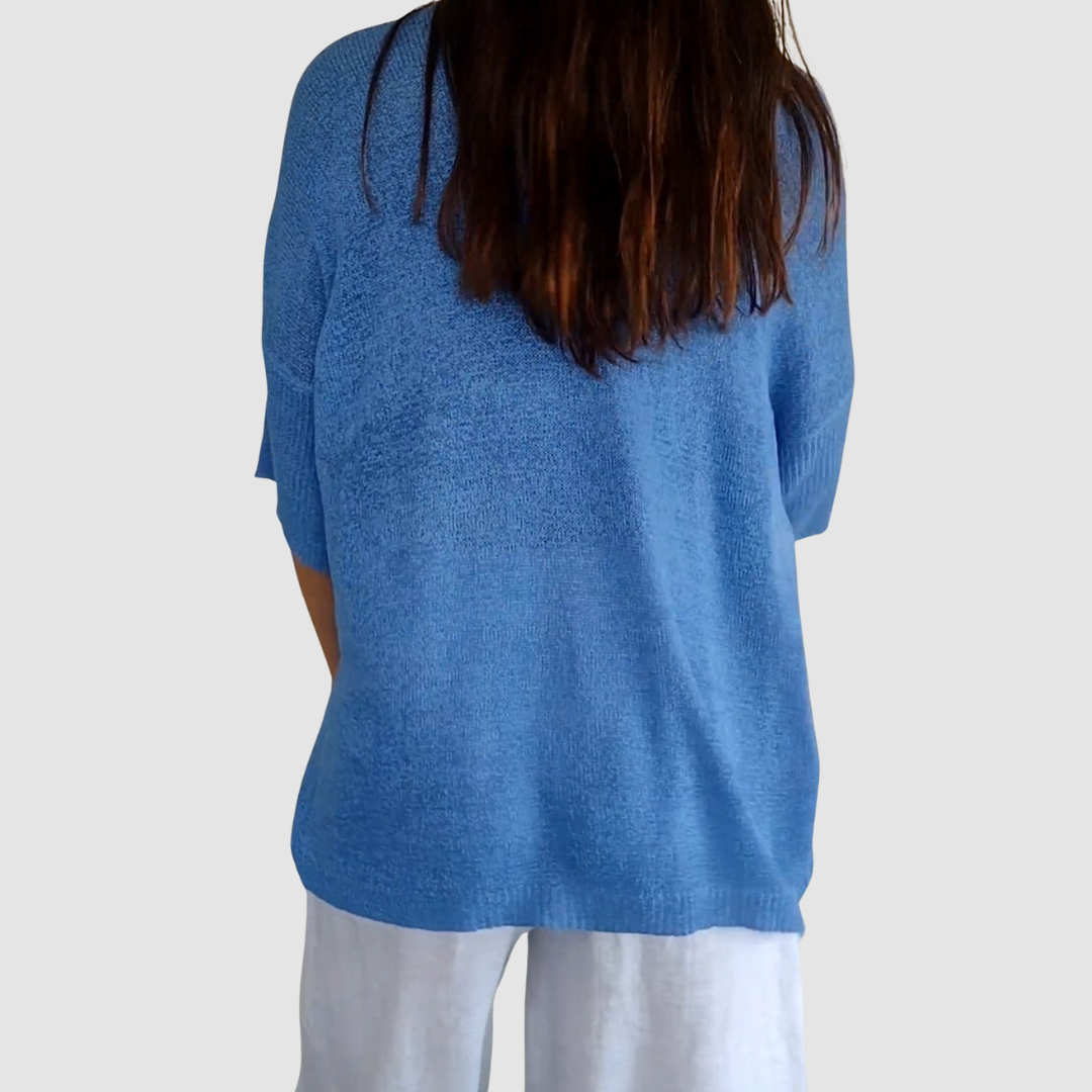 Camille™ Knit V-Neck Top 2