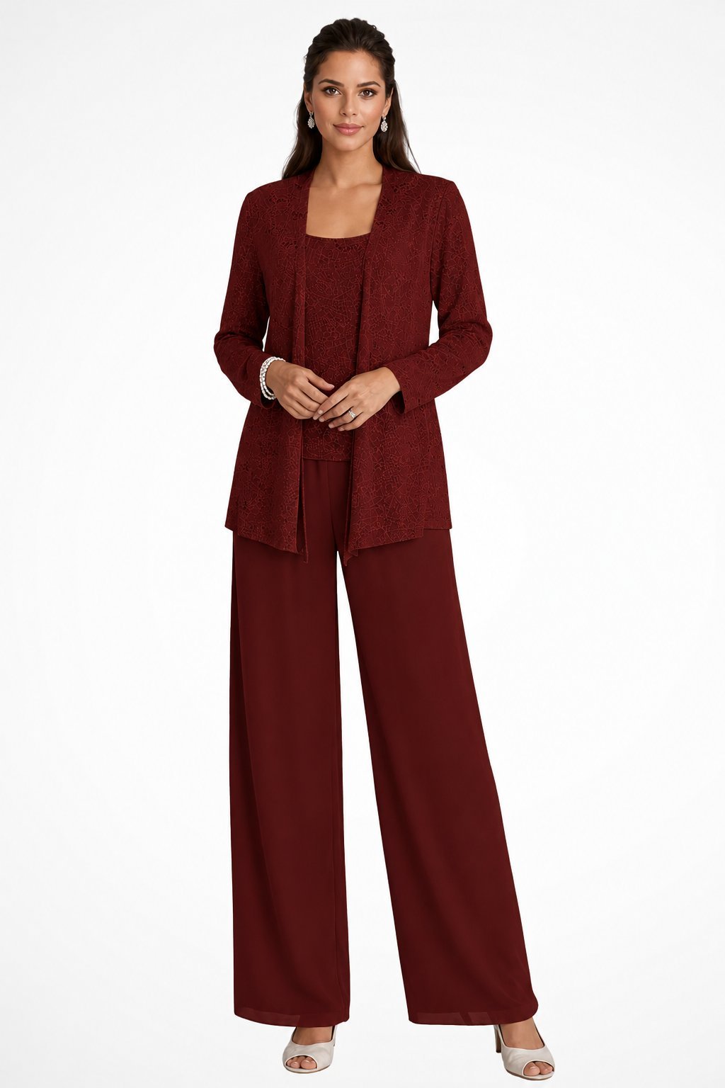 Celeste | Sequin Three Piece Pants Set 9