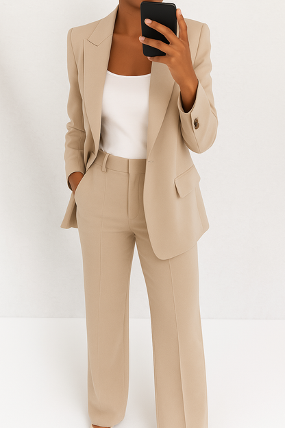 Women's Two-Piece Suit Set | Tailored Fit & All-Day Comfort 8