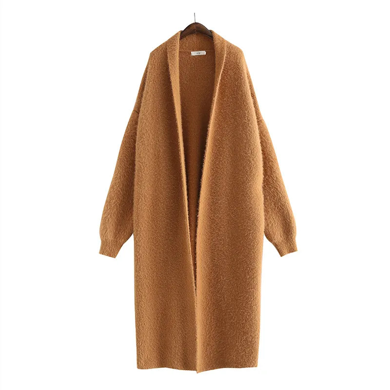 Chic Hooded Midi Cardigan for All Occasions