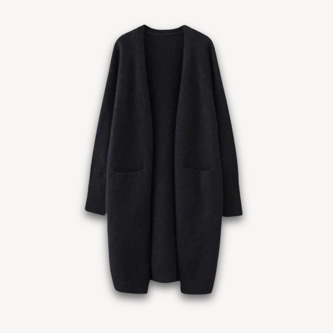Chic Longline Open Front Cardigan for Versatile Wear