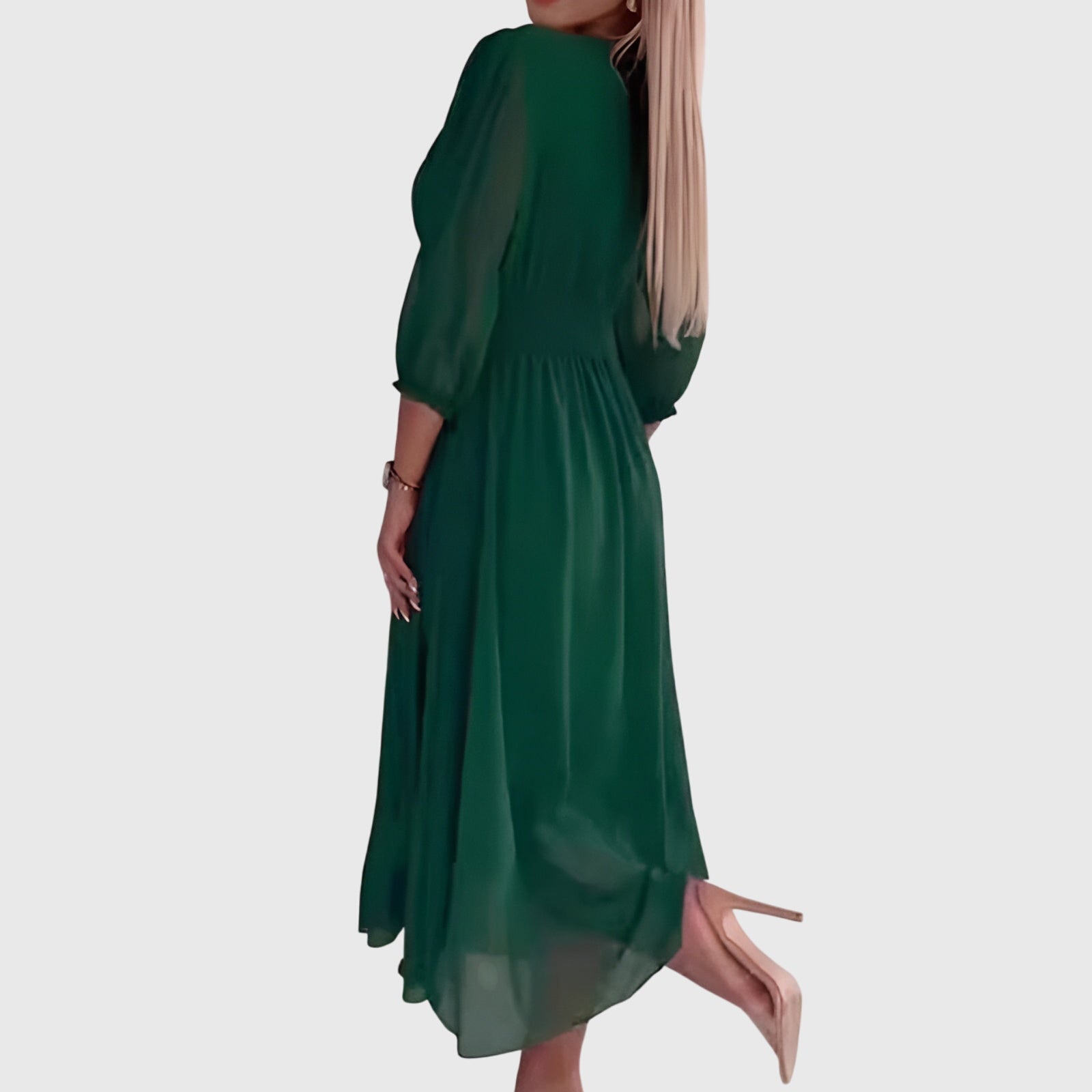 Chloe™ | Silky Chiffon Evening Dress