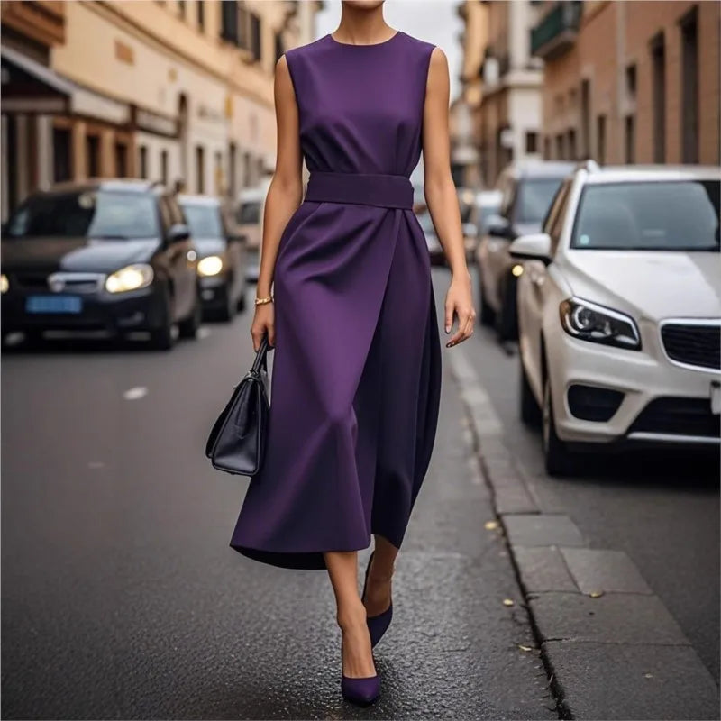 Clarimond | Elegant Round Neck Dress 5
