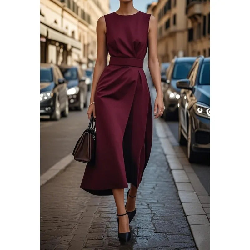 Clarimond | Elegant Round Neck Dress 7