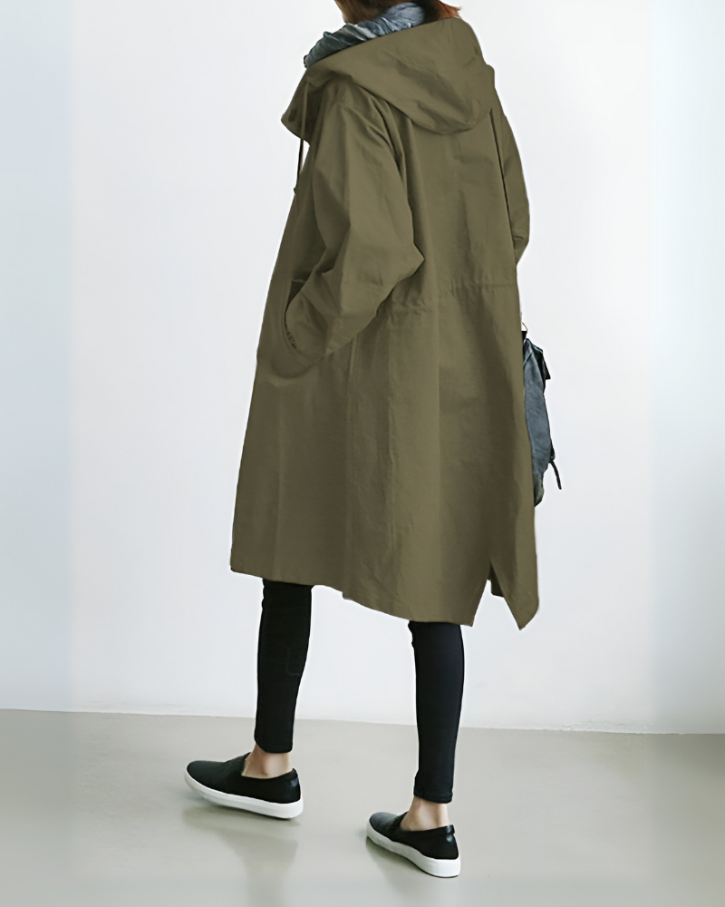Classic Hooded Trench Coat 1