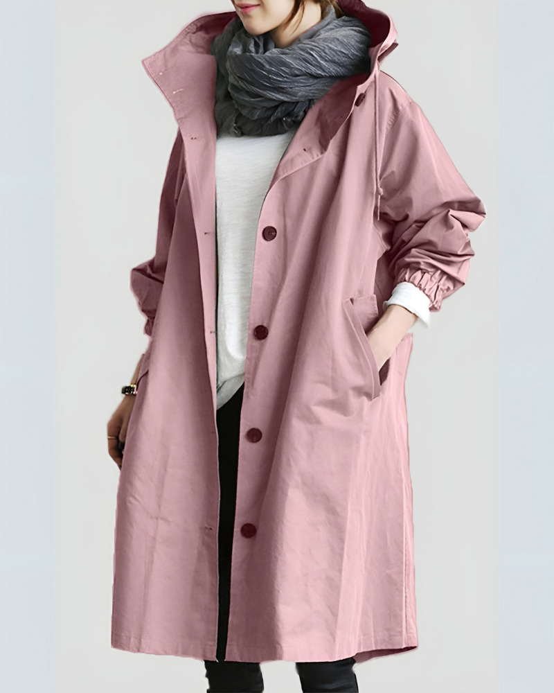 Classic Hooded Trench Coat 6
