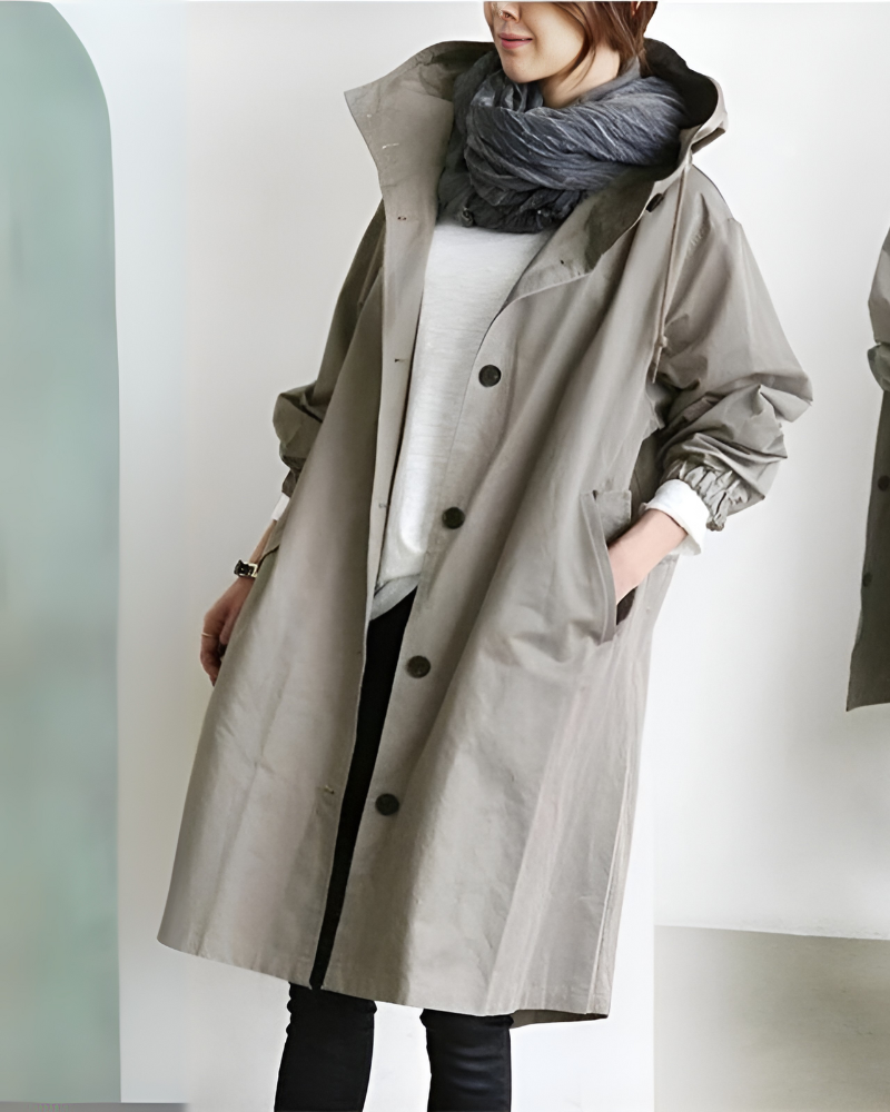 Classic Hooded Trench Coat 7