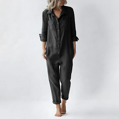 Cotton-Linen Jumpsuit for Women 2