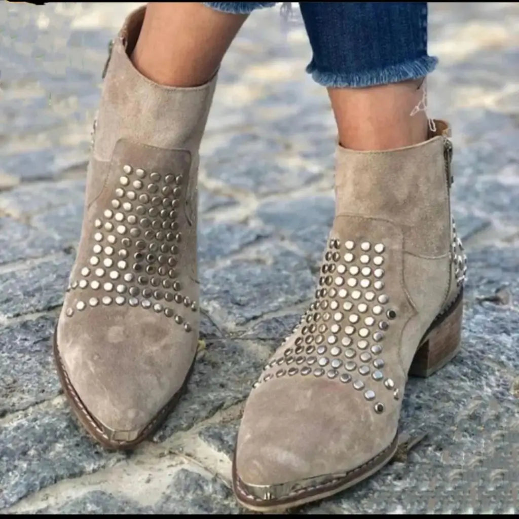 Women's Studded Boots | Cushioned Comfort & Stability 3