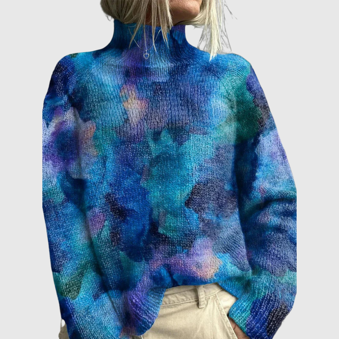 Women's Roll Neck Jumper | Long Sleeve & Patterned 2
