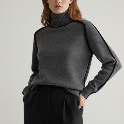 Women's Turtleneck Sweater | Soft Stretch-Knit & Cozy Warmth 9