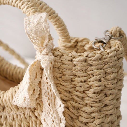 Women's Shoulder Bag | Detachable Strap & Circular Handles 5