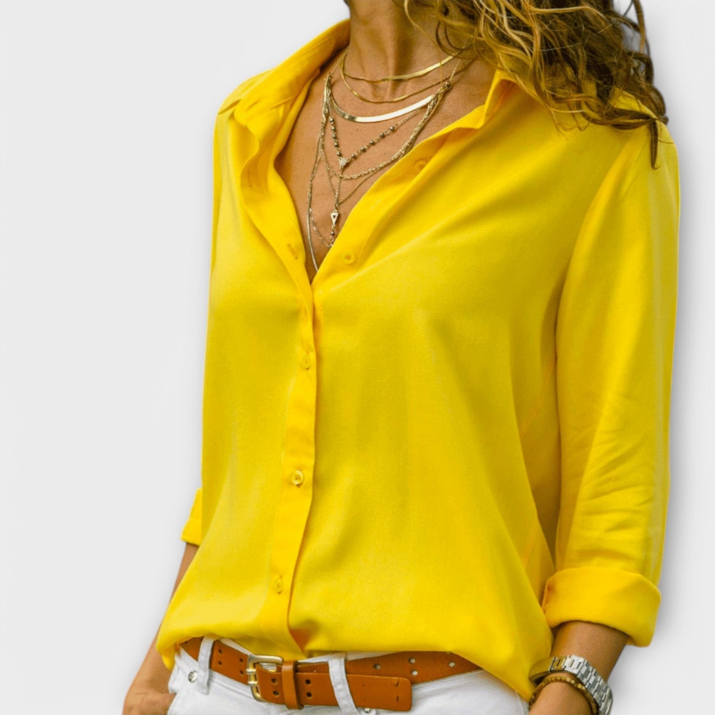 Chic Blouse for Office and Evening Wear