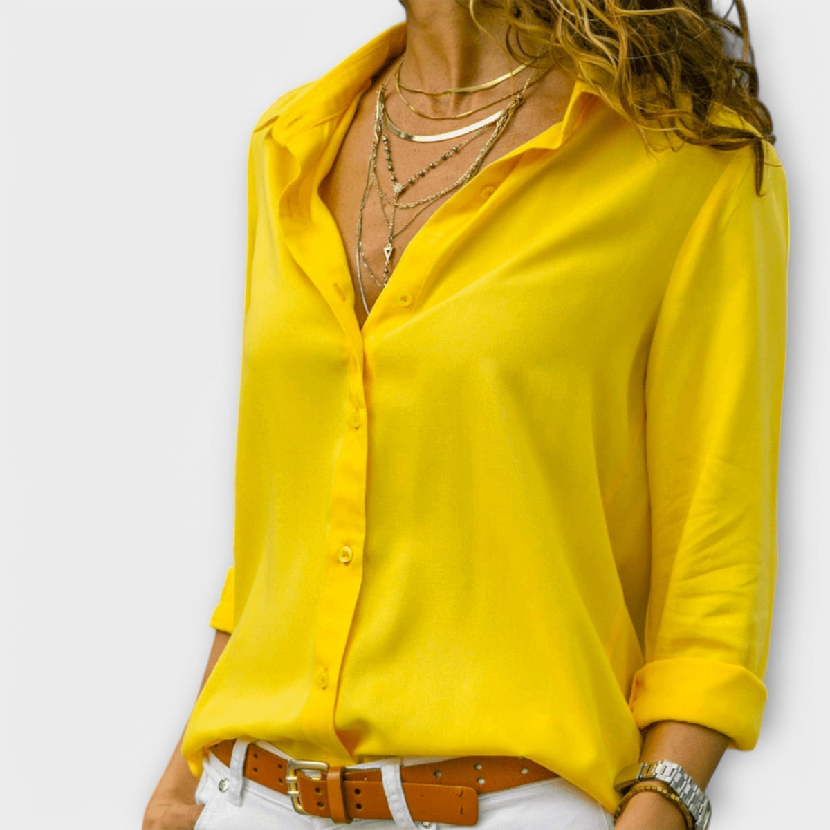 Women's Button-Up Blouse | Relaxed Fit & All-Day Comfort 5