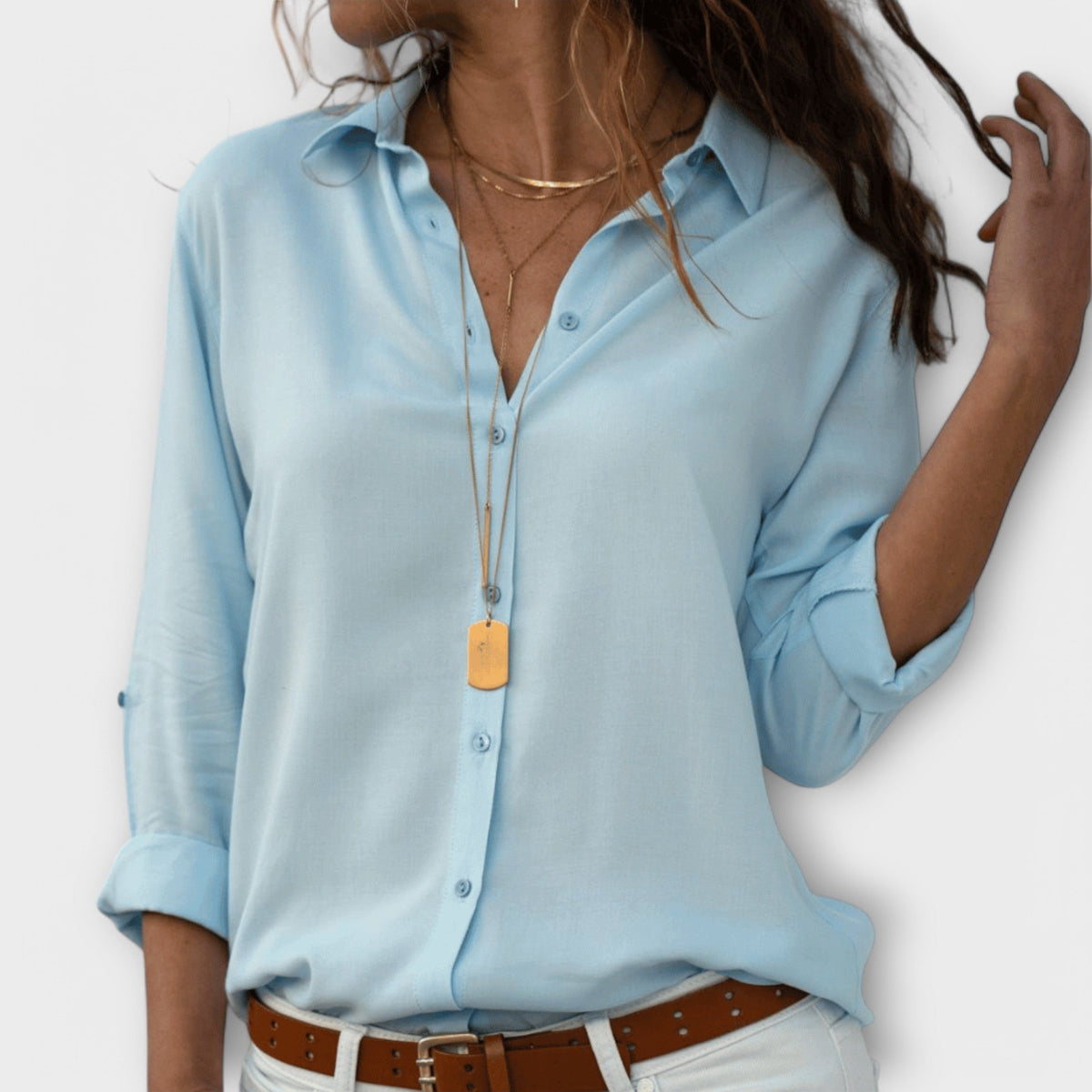 Women's Button-Up Blouse | Relaxed Fit & All-Day Comfort 6