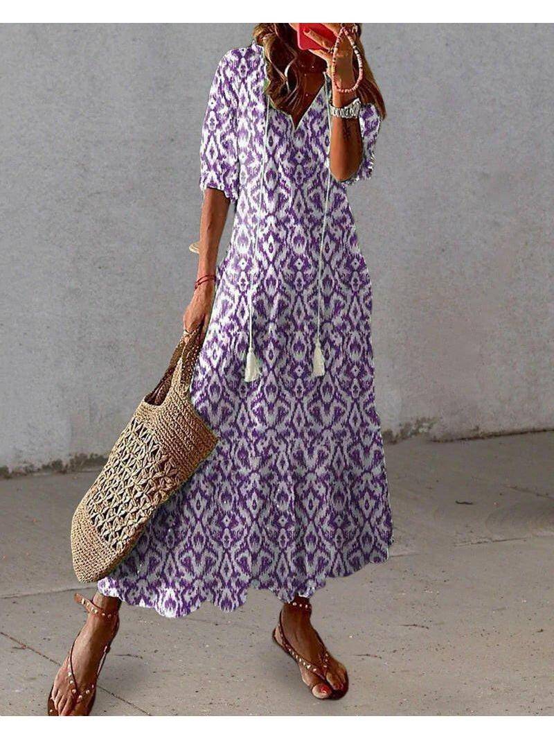 Dianna - Boho Tummy Coverage Dress 2