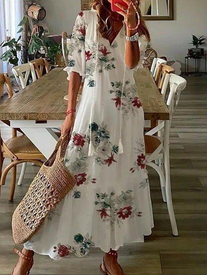 Dianna - Boho Tummy Coverage Dress 5