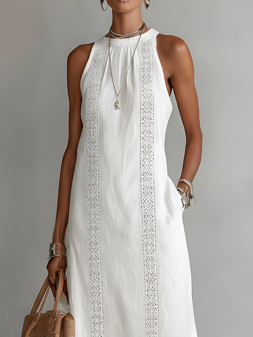 Elena | Lightweight & Sophisticated Linen-Blend Midi Dress 2