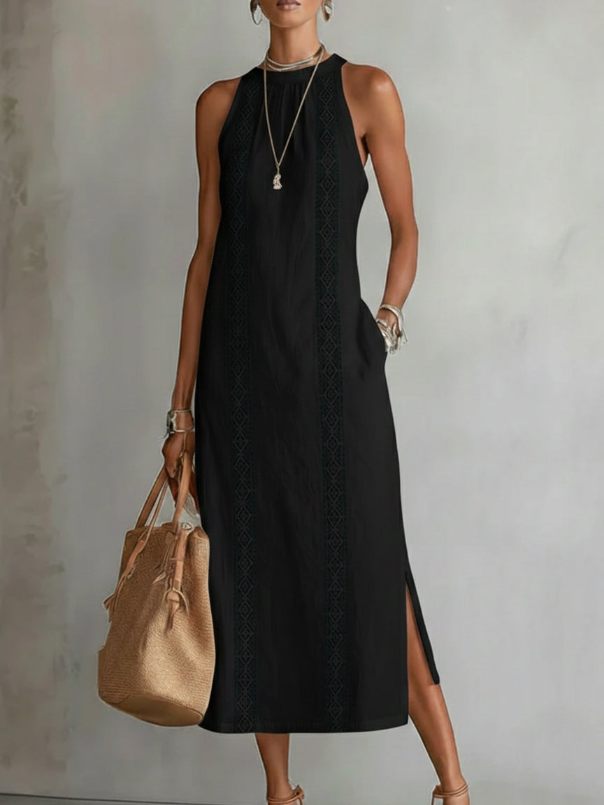 Elena | Lightweight & Sophisticated Linen-Blend Midi Dress 8