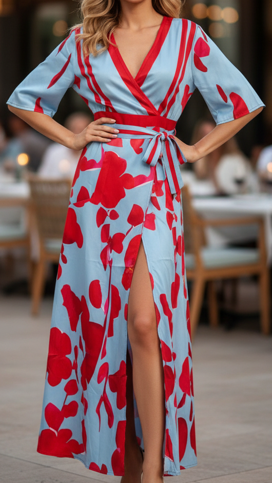 Elise - Elegant Floral Dress 1