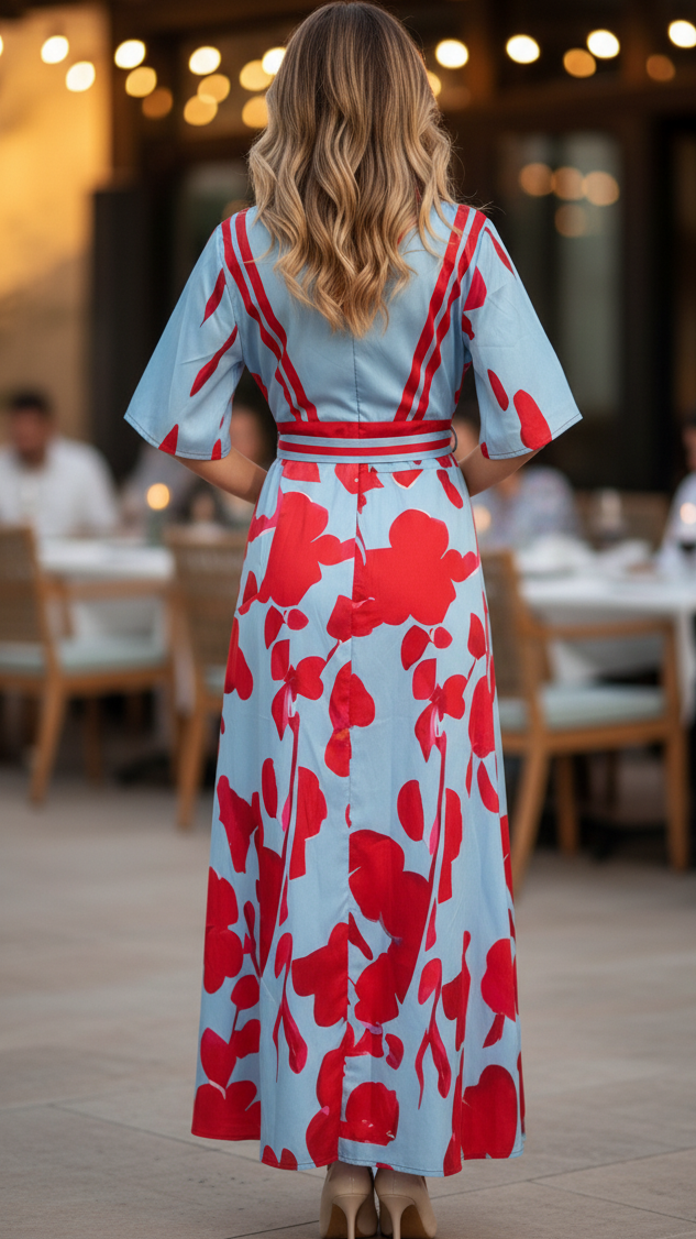 Elise - Elegant Floral Dress 2