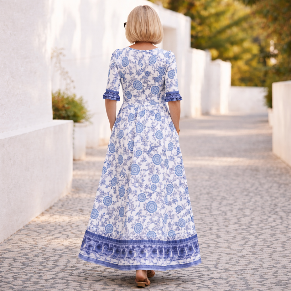 Elly | Elegant Floral Dress with a Breezy Vibe 1