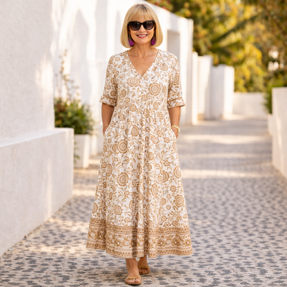 Elly | Elegant Floral Dress with a Breezy Vibe 4