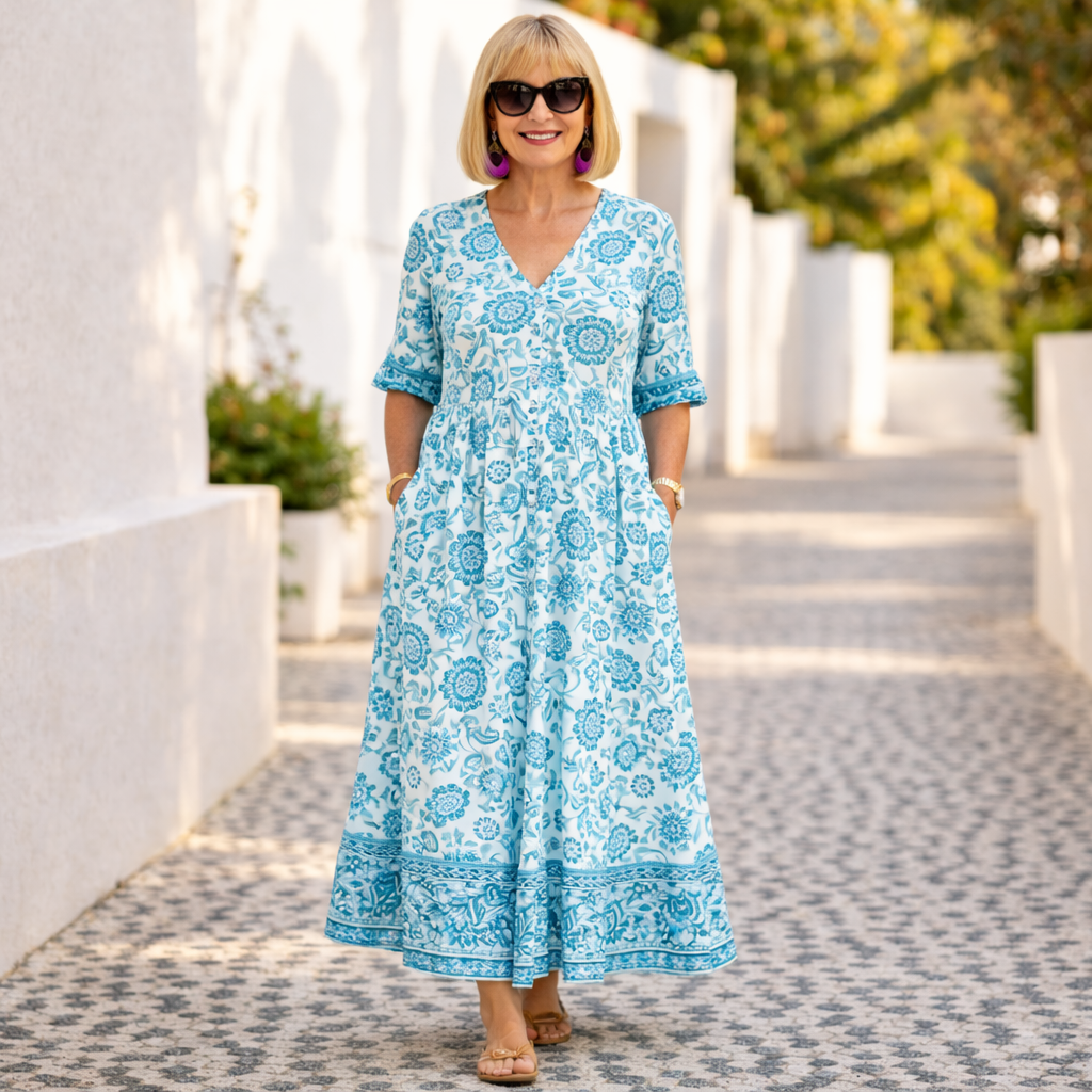 Elly | Elegant Floral Dress with a Breezy Vibe 6